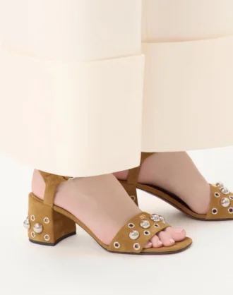 Sandales Nellcôte en cuir croûte 60 mm Sandales Nellcôte en cuir croûte 60 mm