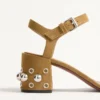 Sandales Nellcôte en cuir croûte 60 mm Sandales Nellcôte en cuir croûte 60 mm