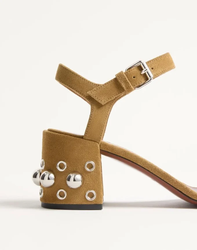 Sandales Nellcôte en cuir croûte 60 mm Sandales Nellcôte en cuir croûte 60 mm