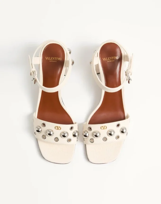 Sandales Nellcôte en cuir de veau grainé 60 mm Sandales Nellcôte en cuir de veau grainé 60 mm