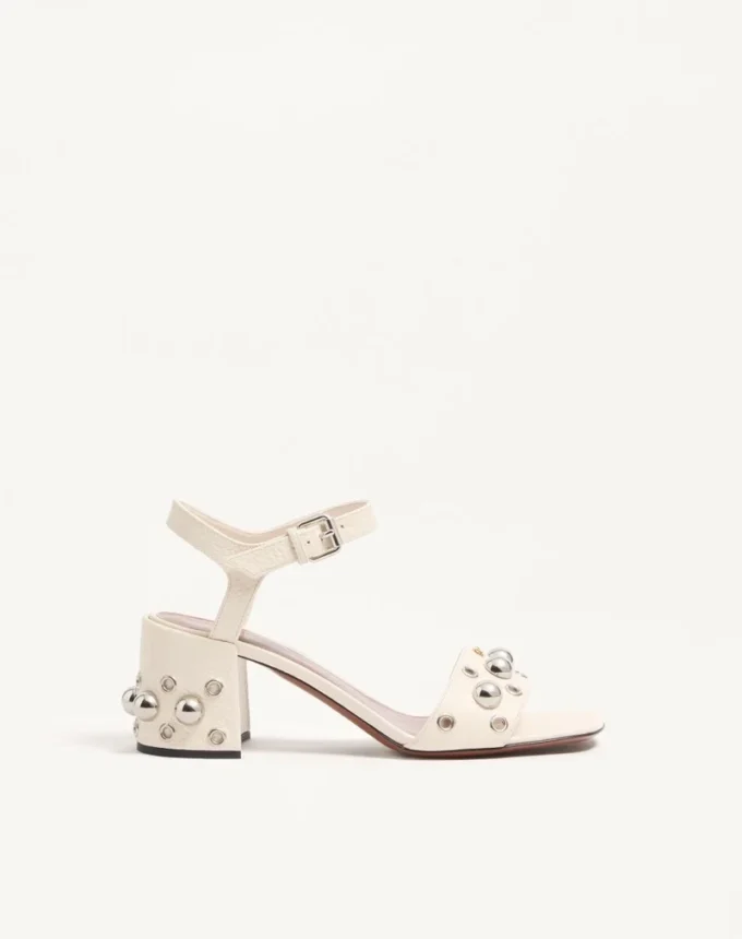 Sandales Nellcôte en cuir de veau grainé 60 mm Sandales Nellcôte en cuir de veau grainé 60 mm