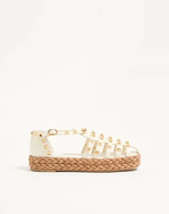 Sandales Rockstud Fishermen en cuir de veau 30 mm Sandales Rockstud Fishermen en cuir de veau 30 mm