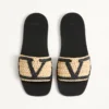 Sandales Viva Superstar en raphia avec broderies au crochet Sandales Viva Superstar en raphia avec broderies au crochet