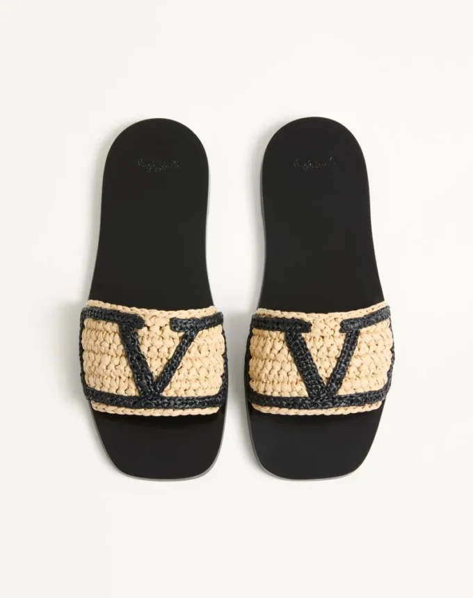 Sandales Viva Superstar en raphia avec broderies au crochet Sandales Viva Superstar en raphia avec broderies au crochet