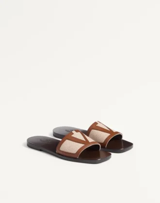 Sandales Viva Superstar en toile et cuir nappa Sandales Viva Superstar en toile et cuir nappa
