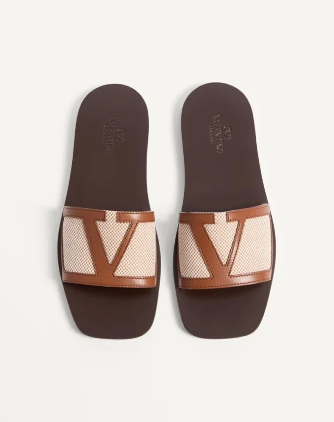 Sandales Viva Superstar en toile et cuir nappa Sandales Viva Superstar en toile et cuir nappa