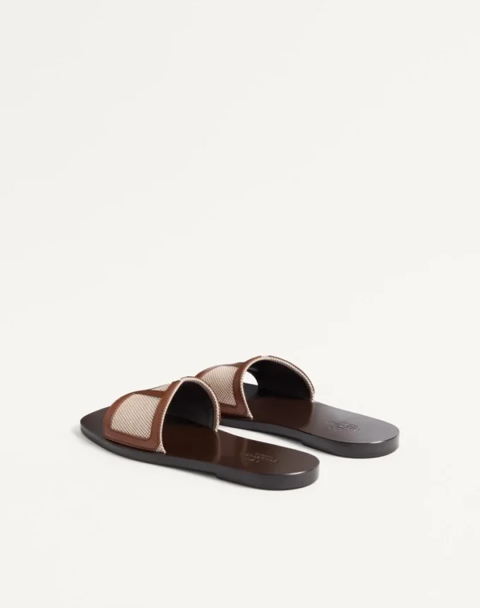 Sandales Viva Superstar en toile et cuir nappa Sandales Viva Superstar en toile et cuir nappa