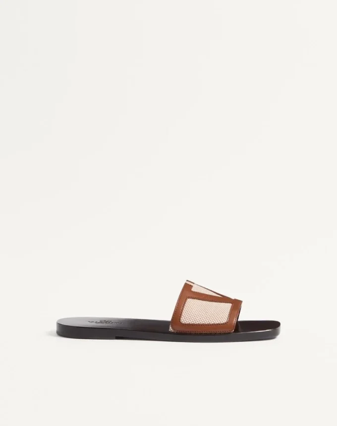 Sandales Viva Superstar en toile et cuir nappa Sandales Viva Superstar en toile et cuir nappa