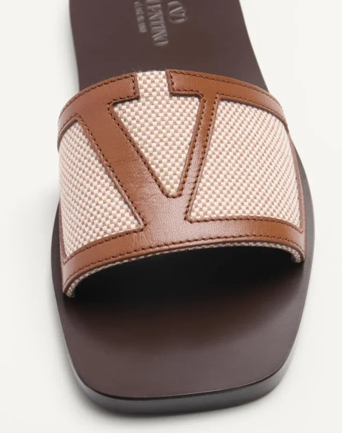 Sandales Viva Superstar en toile et cuir nappa Sandales Viva Superstar en toile et cuir nappa