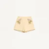 Short brodé