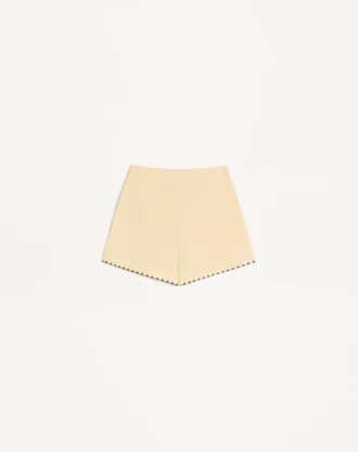 Short brodé