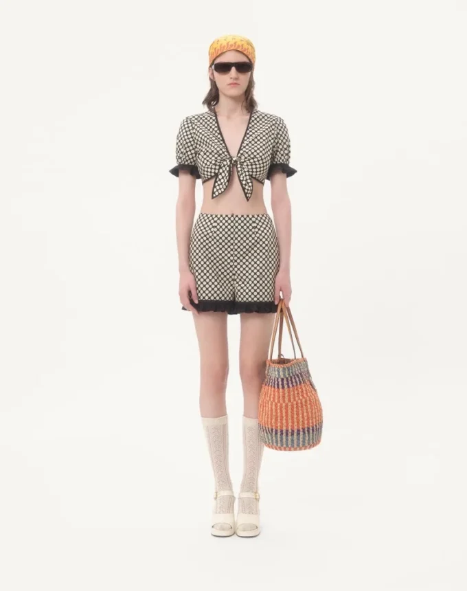 Short en popeline imprimé Plus De Pois Short en popeline imprimé Plus De Pois