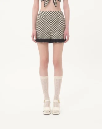 Short en popeline imprimé Plus De Pois