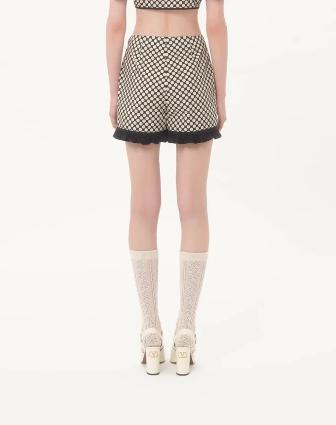 Short en popeline imprimé Plus De Pois Short en popeline imprimé Plus De Pois