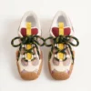 Sneakers Amphibia en cuir de veau caoutchouté et cuir de veau Sneakers Amphibia en cuir de veau caoutchouté et cuir de veau