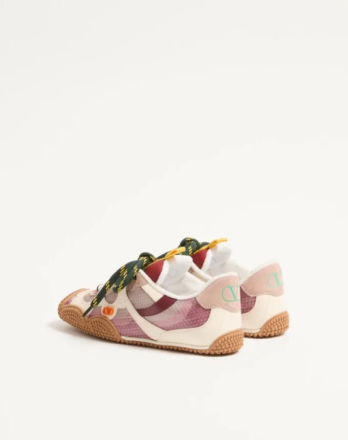 Sneakers Amphibia en cuir de veau caoutchouté et cuir de veau Sneakers Amphibia en cuir de veau caoutchouté et cuir de veau