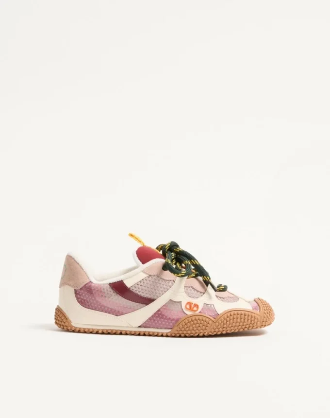 Sneakers Amphibia en cuir de veau caoutchouté et cuir de veau Sneakers Amphibia en cuir de veau caoutchouté et cuir de veau