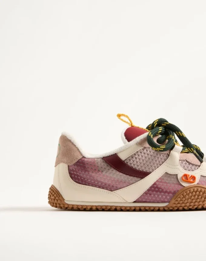 Sneakers Amphibia en cuir de veau caoutchouté et cuir de veau Sneakers Amphibia en cuir de veau caoutchouté et cuir de veau