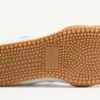 Sneakers Amphibia en cuir de veau caoutchouté et cuir refendu