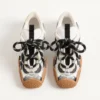 Sneakers Amphibia en cuir de veau caoutchouté et nappa laminé Sneakers Amphibia en cuir de veau caoutchouté et nappa laminé