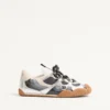 Sneakers Amphibia en cuir de veau caoutchouté et nappa laminé Sneakers Amphibia en cuir de veau caoutchouté et nappa laminé