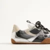 Sneakers Amphibia en cuir de veau caoutchouté et nappa laminé Sneakers Amphibia en cuir de veau caoutchouté et nappa laminé