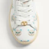 Sneakers Royco en cuir de veau nappa avec motif Le Chat De La Maison Sneakers Royco en cuir de veau nappa avec motif Le Chat De La Maison