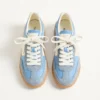 Sneakers Upvillage en cuir croûte avec bande en cuir nappa de veau Sneakers Upvillage en cuir croûte avec bande en cuir nappa de veau