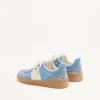 Sneakers Upvillage en cuir croûte avec bande en cuir nappa de veau Sneakers Upvillage en cuir croûte avec bande en cuir nappa de veau