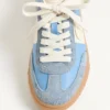Sneakers Upvillage en cuir croûte avec bande en cuir nappa de veau Sneakers Upvillage en cuir croûte avec bande en cuir nappa de veau