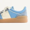 Sneakers Upvillage en cuir croûte avec bande en cuir nappa de veau Sneakers Upvillage en cuir croûte avec bande en cuir nappa de veau