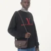 Sweat-shirt à col rond en coton Valentino avec imprimé Made In Valentino Sweat-shirt à col rond en coton Valentino avec imprimé Made In Valentino