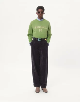 Sweat-shirt en coton avec imprimé et broderie Chez Valentino