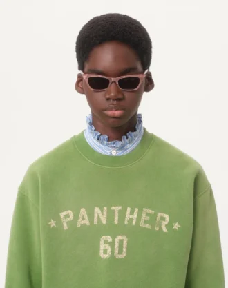 Sweat-shirt en coton avec imprimé et broderie Chez Valentino