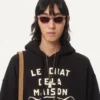 Sweat-shirt en coton avec patch Le Chat De La Maison Sweat-shirt en coton avec patch Le Chat De La Maison
