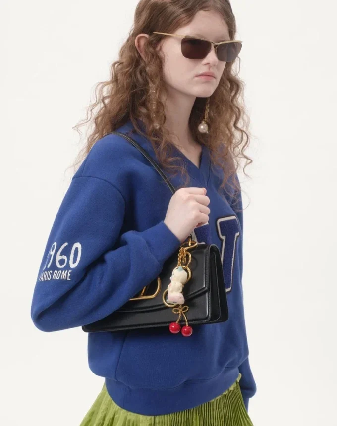 Sweat-shirt en coton brodé Sweat-shirt en coton brodé