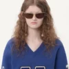 Sweat-shirt en coton brodé Sweat-shirt en coton brodé