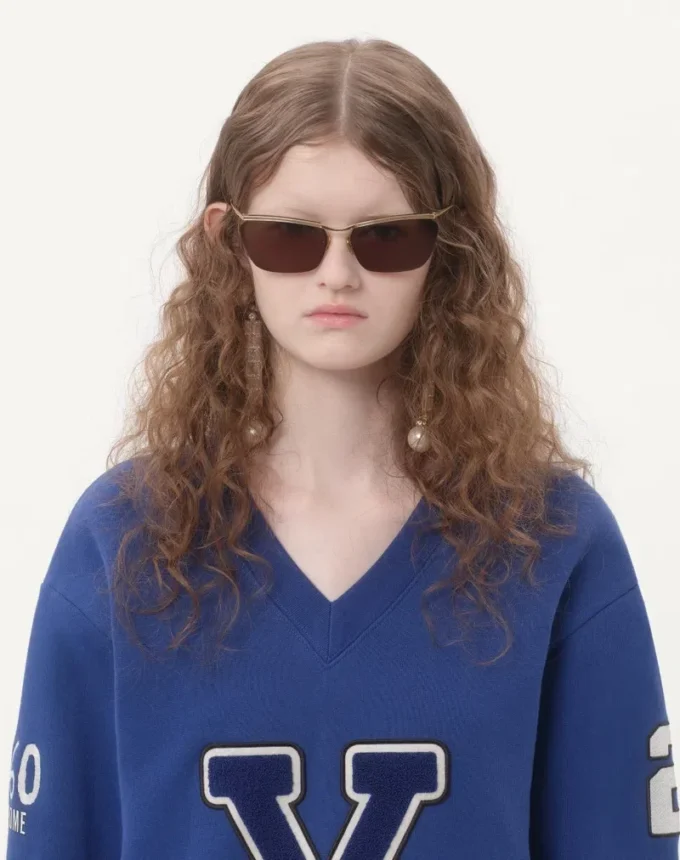 Sweat-shirt en coton brodé Sweat-shirt en coton brodé