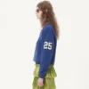 Sweat-shirt en coton brodé Sweat-shirt en coton brodé