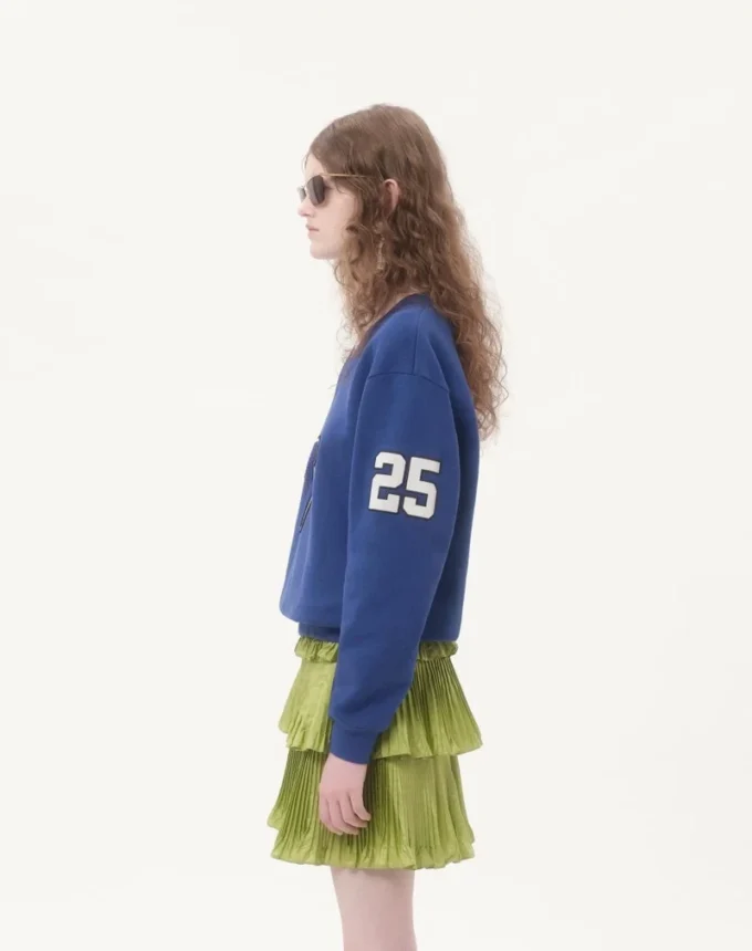 Sweat-shirt en coton brodé Sweat-shirt en coton brodé