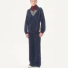 Pantalon Valentino en acétate avec patch VLogo Pantalon Valentino en acétate avec patch VLogo