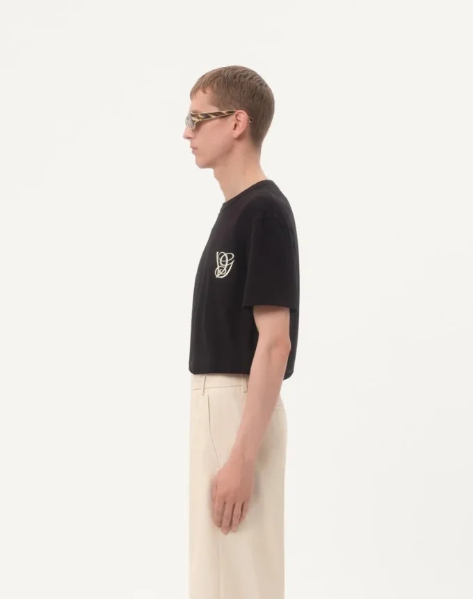 T-shirt en coton avec écusson VG T-shirt en coton avec écusson VG