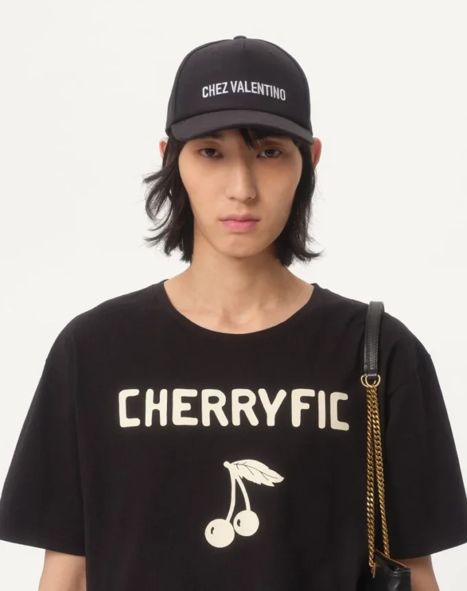 T-shirt en coton avec imprimé Cherryfic T-shirt en coton avec imprimé Cherryfic