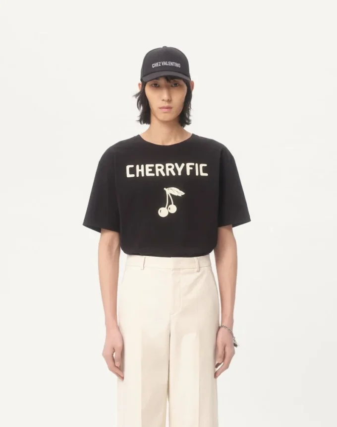 T-shirt en coton avec imprimé Cherryfic T-shirt en coton avec imprimé Cherryfic