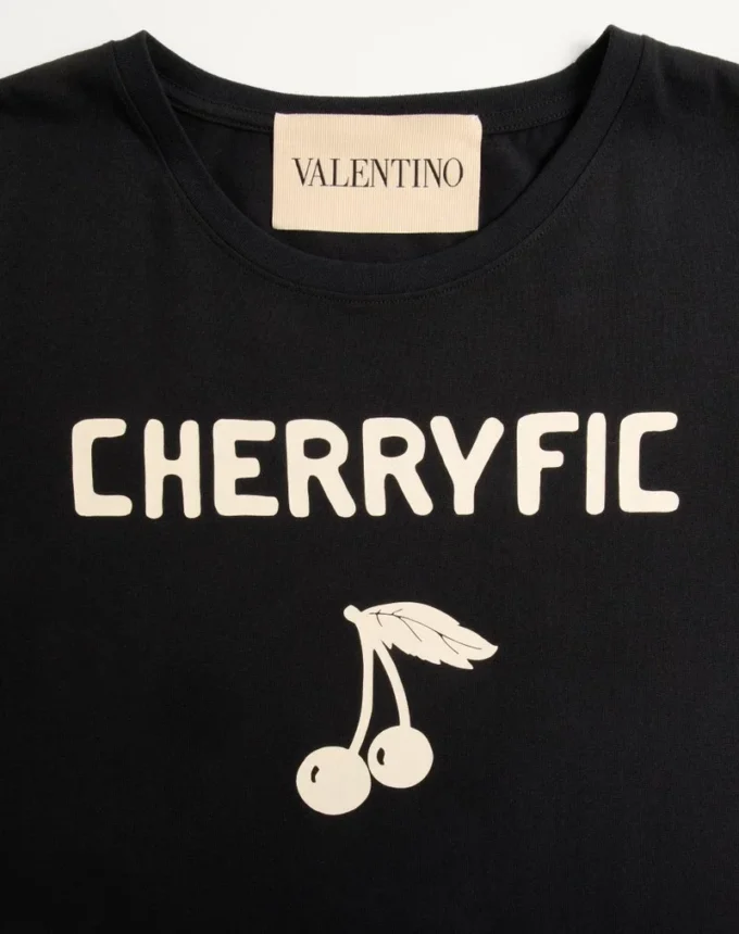 T-shirt en coton avec imprimé Cherryfic T-shirt en coton avec imprimé Cherryfic