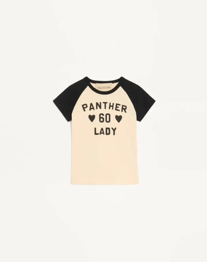 T-shirt en coton avec imprimé Chez Valentino T-shirt en coton avec imprimé Chez Valentino