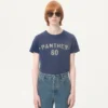 T-shirt en coton avec imprimé et patch Chez Valentino T-shirt en coton avec imprimé et patch Chez Valentino