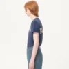 T-shirt en coton avec imprimé et patch Chez Valentino T-shirt en coton avec imprimé et patch Chez Valentino