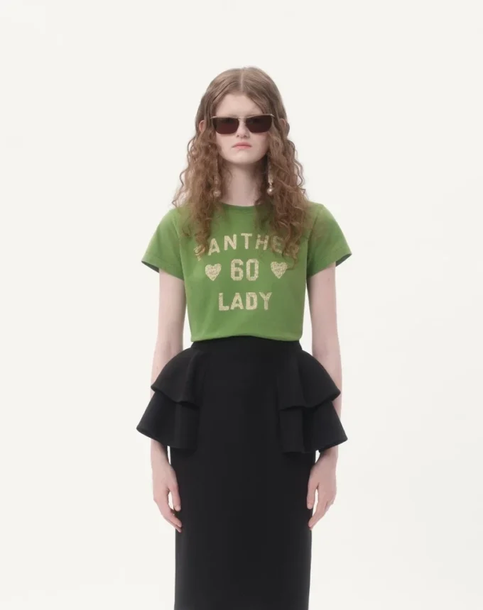 T-shirt en coton imprimé T-shirt en coton imprimé