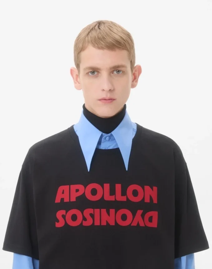 T-shirt en coton Valentino avec imprimé Apollon/Dyonisos T-shirt en coton Valentino avec imprimé Apollon/Dyonisos